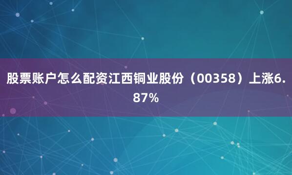 股票账户怎么配资江西铜业股份（00358）上涨6.87%